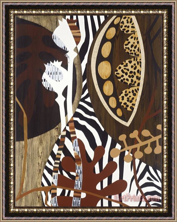 Mary Calkins Safari 1 Framed Painting