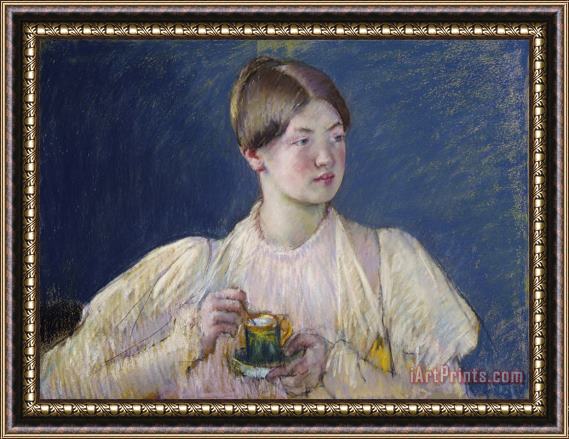 Mary Cassatt La Tasse De The Framed Painting