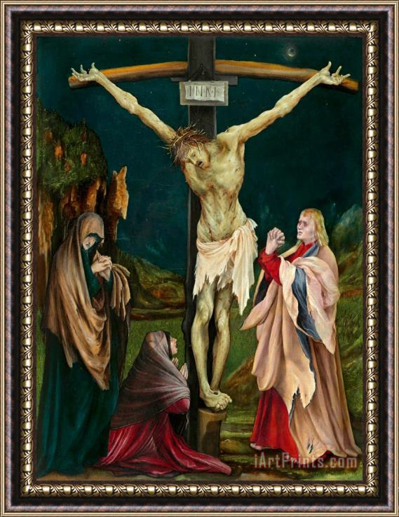 Matthias Grunewald The Small Crucifixion Framed Painting
