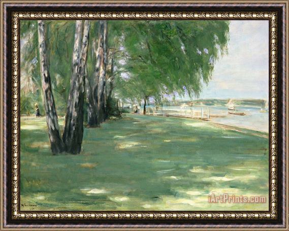 Max Liebermann The Garden of the Artist in Wannsee Framed Painting
