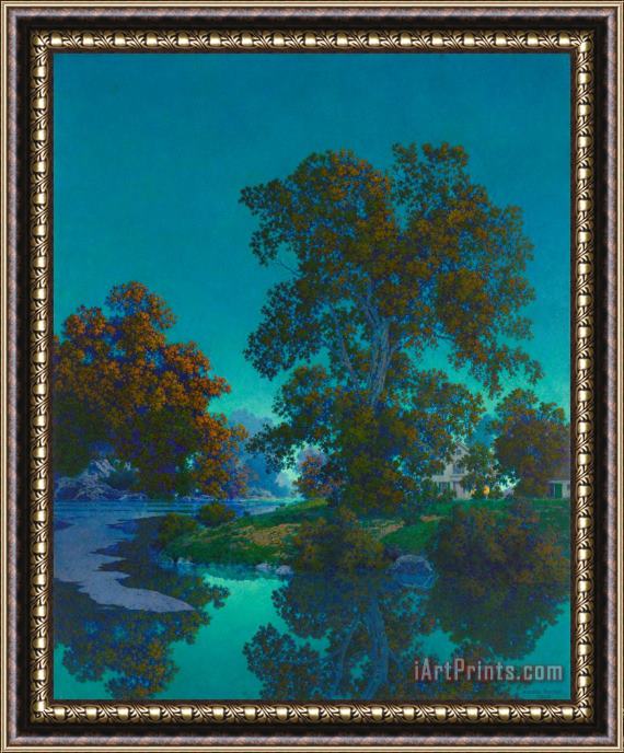 Maxfield Parrish Ottaquechee River, 1947 Framed Painting