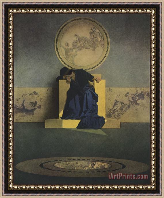 Maxfield Parrish The Young King of The Black Isles Illustration Framed Painting