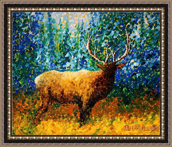 Megan Aroon Duncanson Alaskan Elk Framed Print