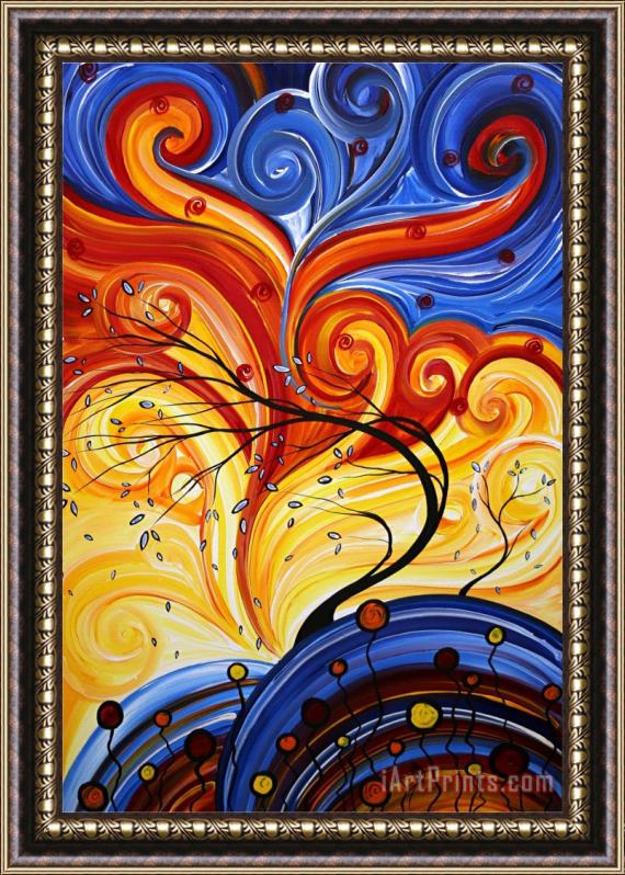 Megan Aroon Duncanson Whirlwind Framed Painting