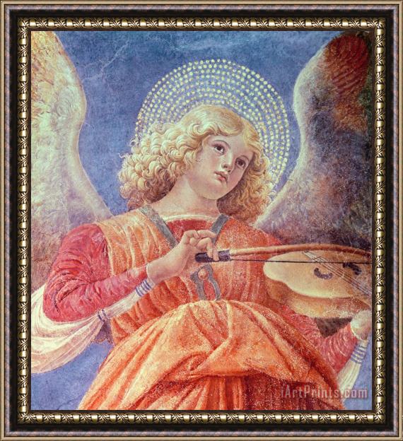 Melozzo da Forli Musical Angel With Violin Framed Print