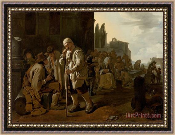 Michael Sweerts Feeding The Hungry Framed Painting