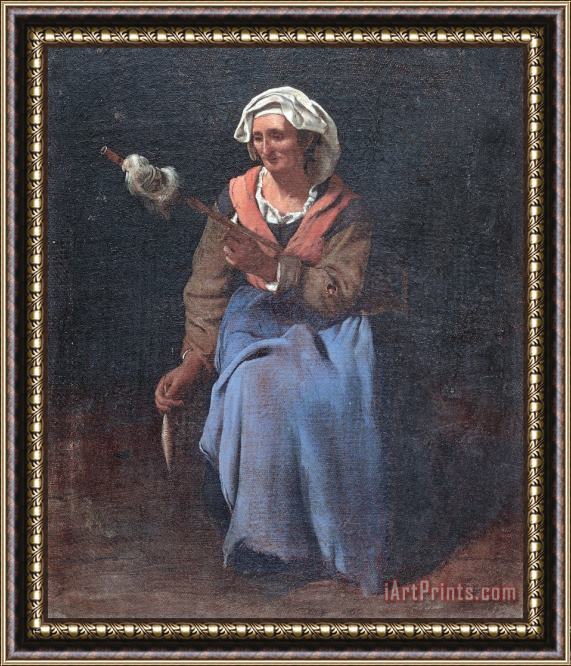 Michael Sweerts Old Peasant Framed Painting