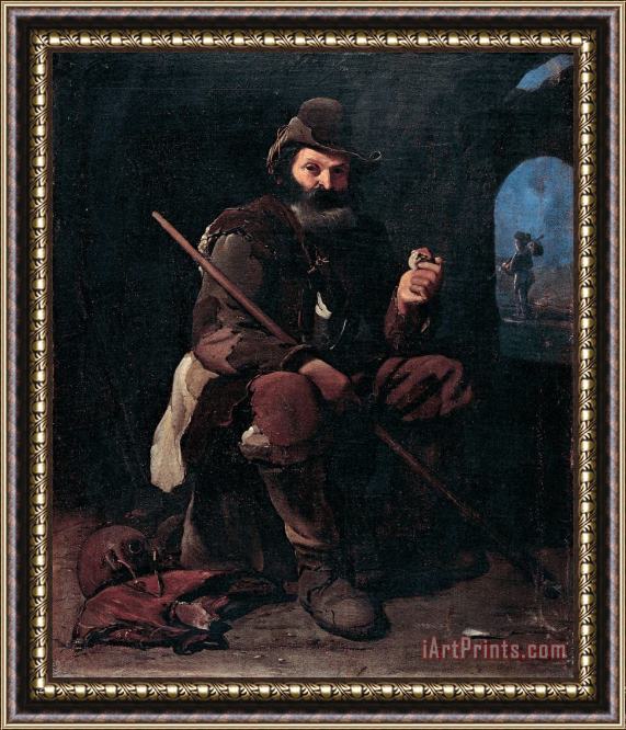 Michael Sweerts Old Pilgrim Framed Painting