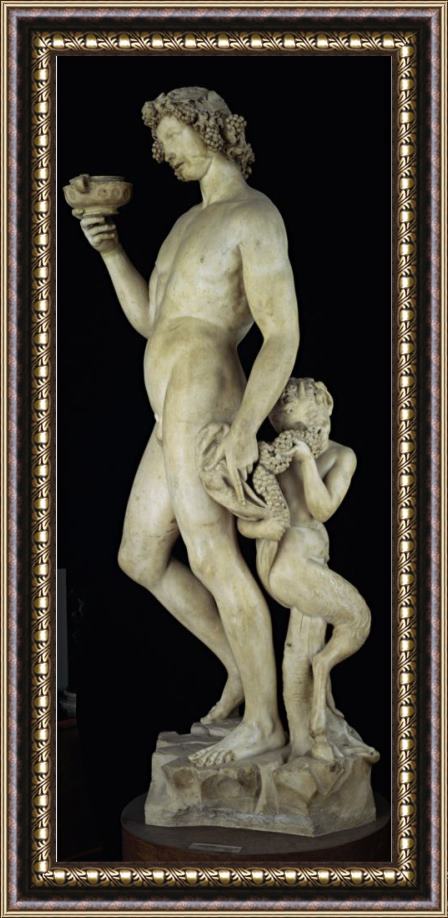 Michelangelo Buonarroti Bacchus Framed Painting