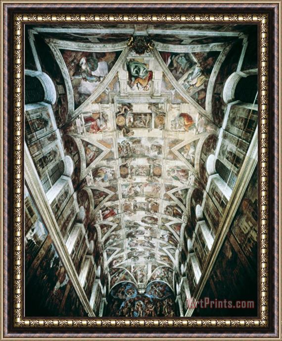 Michelangelo Buonarroti Michelangelo Sistine Chapel Framed Print