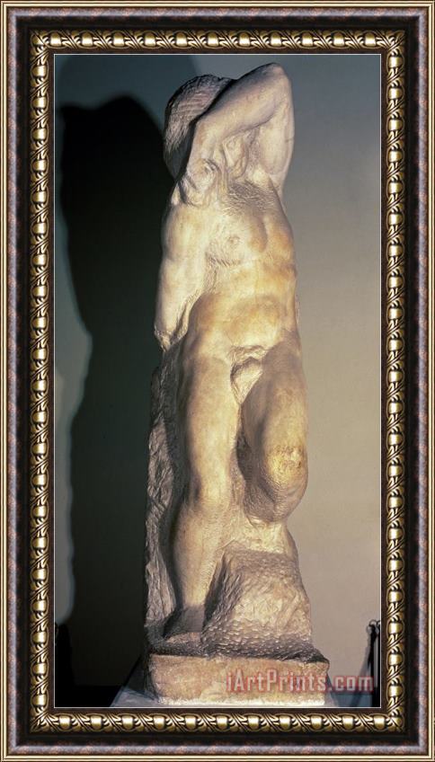 Michelangelo Buonarroti Young Slave Circa 1520 23 Framed Print