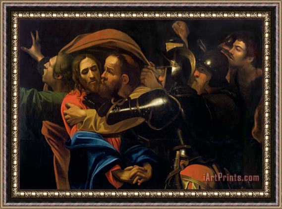 Michelangelo Caravaggio The Taking of Christ Framed Print