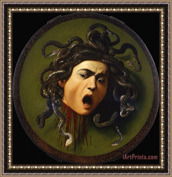 Michelangelo Merisi da Caravaggio Head of Medusa Framed Print