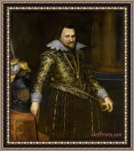 Michiel Jansz. Van Mierevelt Portrait of Prince Philip William of Orange Framed Painting