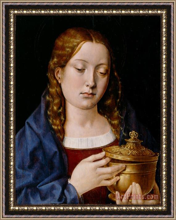 Michiel Sittow Catherine of Aragon as the Magdalene Framed Painting