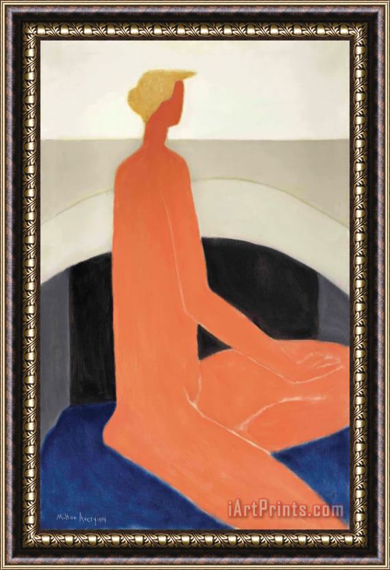 Milton Avery Red Nude, 1954 Framed Print