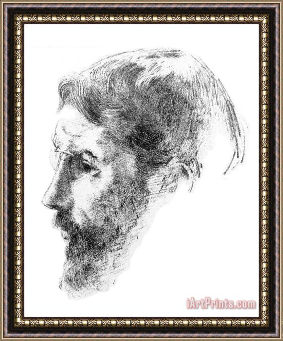 Odilon Redon Portrait of Bonnard (artist's Proof) Framed Print