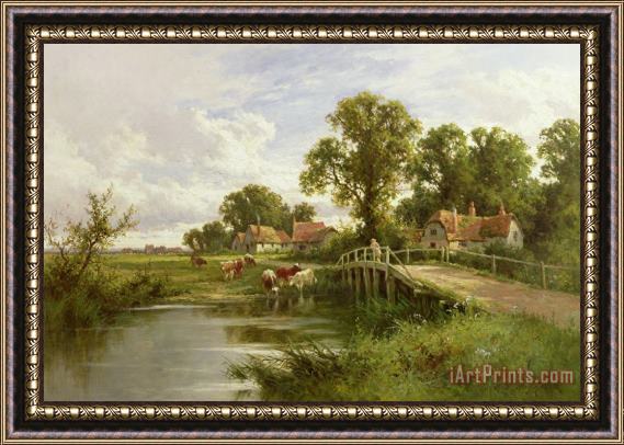On the Thames near Marlow On the Thames near Marlow Framed Print
