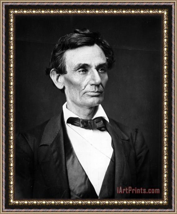 Others Abraham Lincoln Portrait Framed Painting