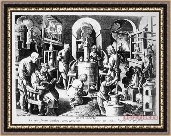 Others Alchemy: Laboratory Framed Print