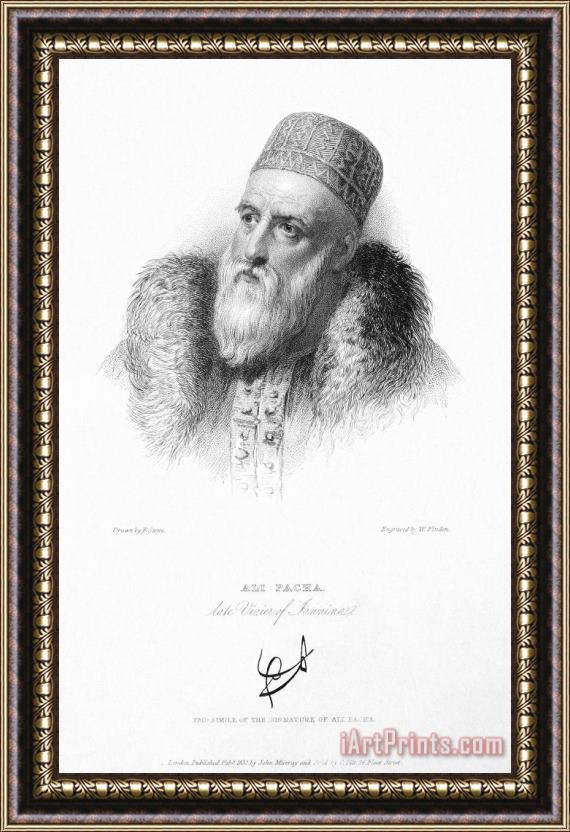 Others Ali Pasha (1741-1822) Framed Painting