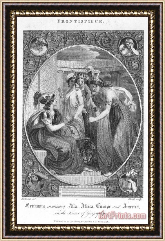 Others Allegories: Britannia Framed Painting