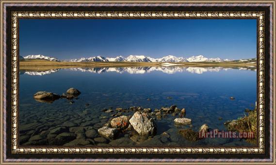 Others Altay Lakes Kaldzhin Kol Framed Print