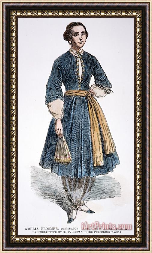 Others Amelia Bloomer (1818-1894) Framed Print