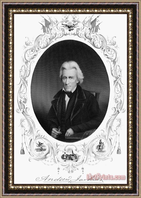Others Andrew Jackson (1767-1845) Framed Painting