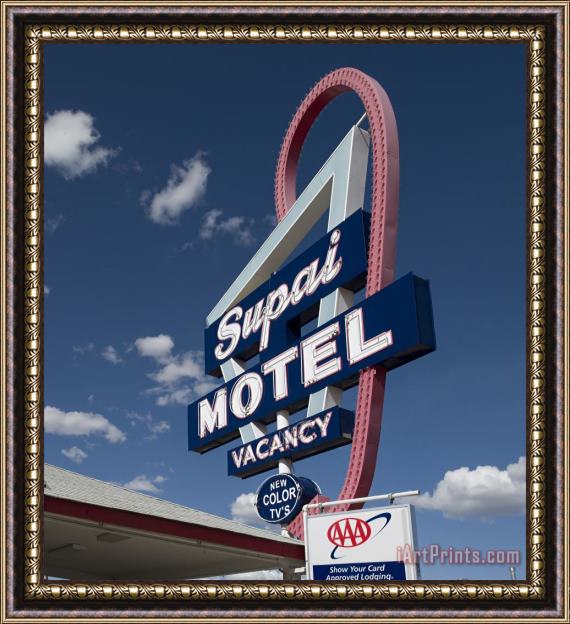 Others Arizona: Motel, 2009 Framed Painting