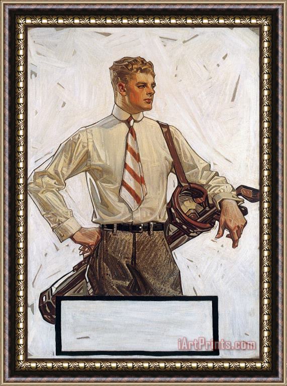 Others Arrow Shirt Collar Ad, 1922 Framed Print