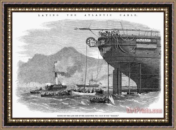 Others Atlantic Cable Framed Print