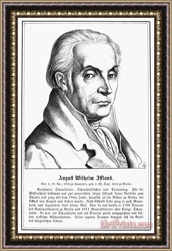 Others August Wilhelm Iffland Framed Print
