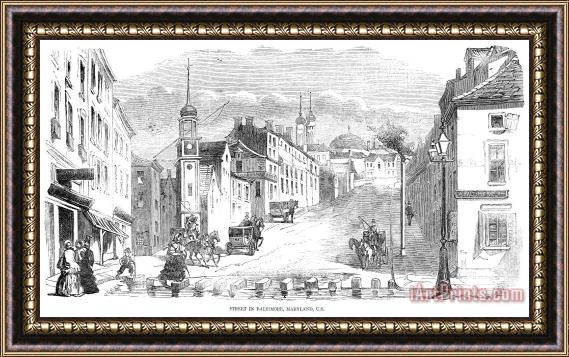 Others Baltimore, Maryland, 1856 Framed Print