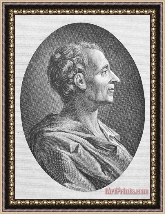 Others Baron De Montesquieu Framed Print