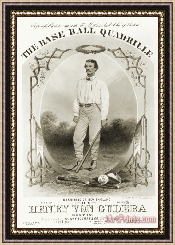 Others Baseball, 1867 Framed Painting