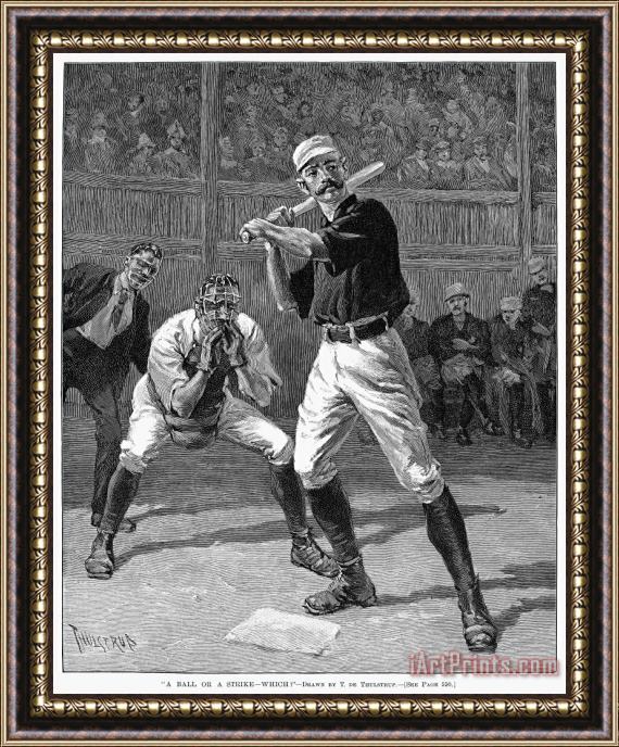 Others Baseball, 1888 Framed Painting