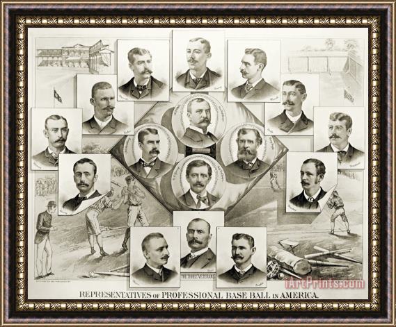 Others Baseball, 1894 Framed Painting
