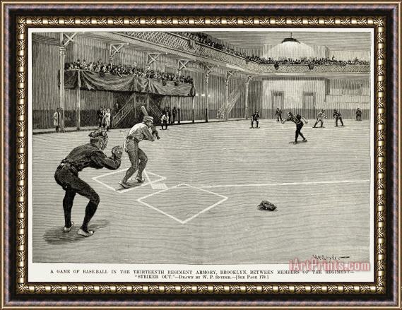 Others Baseball: Brooklyn, 1890 Framed Painting