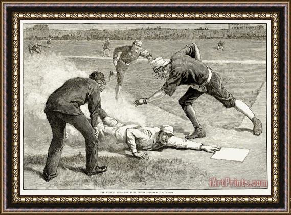 Others Baseball Game, 1885 Framed Print