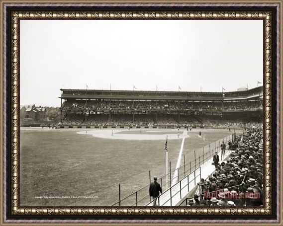 Others BASEBALL GAME, c1912 Framed Painting