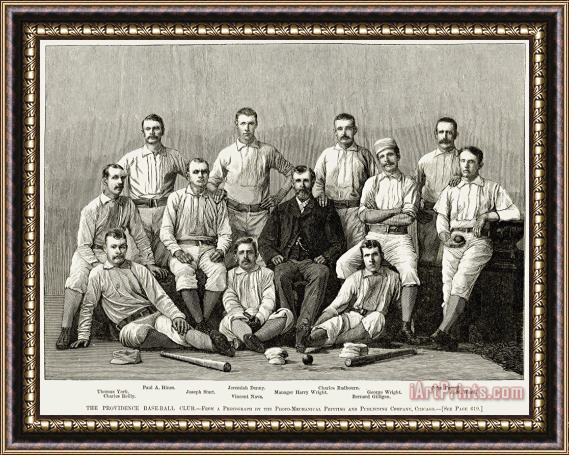 Others Baseball: Providence, 1882 Framed Print