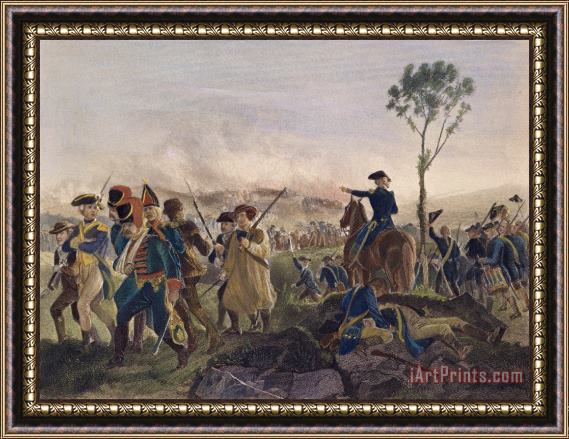 Others Battle Of Bennington, 1777 Framed Painting