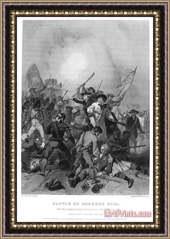 Others Battle Of Bunker Hill, 1775 Framed Painting