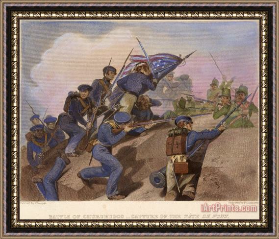 Others Battle Of Churubusco, 1847 Framed Print