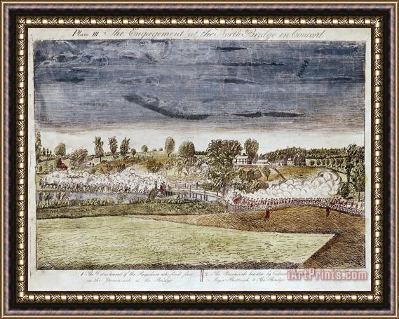 Others Battle Of Concord, 1775 Framed Painting