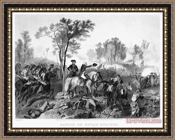 Others Battle Of Eutaw Springs Framed Print