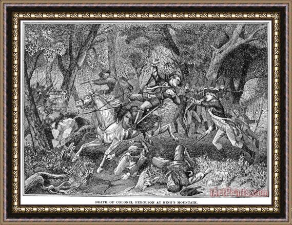 Others Battle Of Kings Mountain Framed Painting