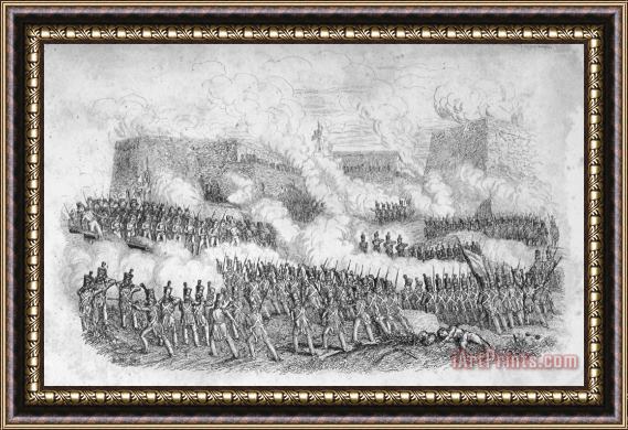 Others Battle Of Monterrey, 1846 Framed Painting