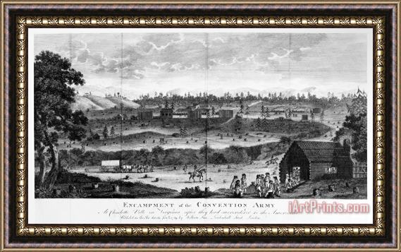 Others Battle Of Saratoga, 1777 Framed Painting
